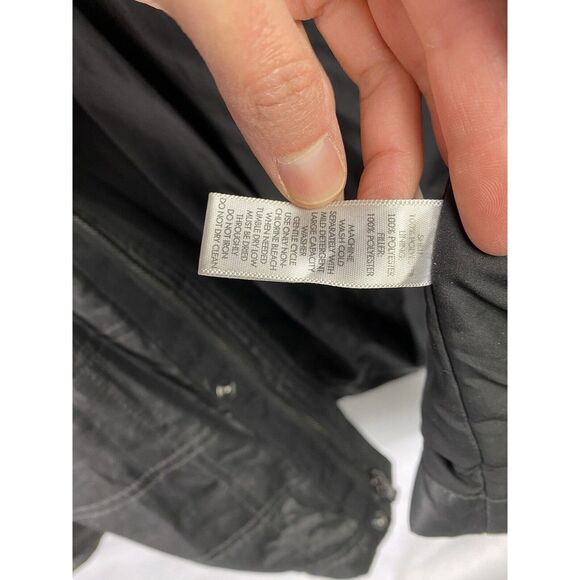 Calvin Klein Womens Jacket Medium Black Puffer Lightweight Packable Outerwear - Picture 7 of 14